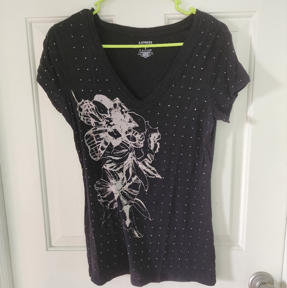 Express Embellished Floral top